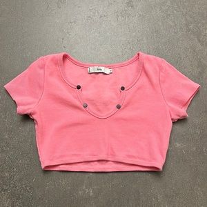 Pink Adika Crop Top